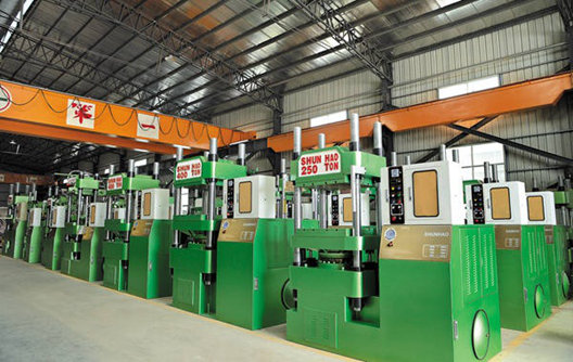 melamine press machine shunhao factory