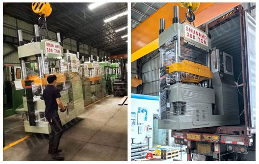 Fresh One Color Melamine Molding Machine Shipment from Shunhao to Long-Term Cooperation Customer