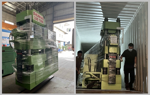 Pengiriman Mesin Shunhao dan Mesin Pabrik Cetakan