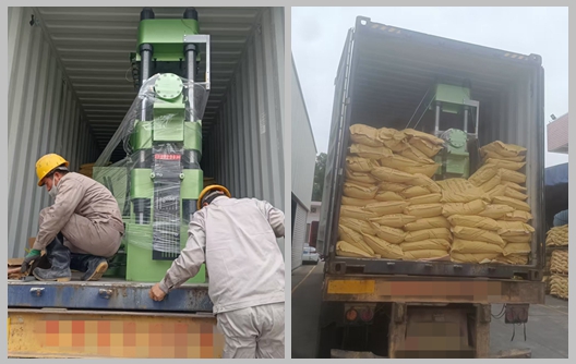 Pengiriman Mesin Manufaktur Perpuatan Lamus Otomatis