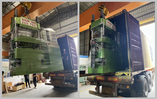 Shunhao 300 Ton Mesin Cetak Melamin Pengiriman Baru