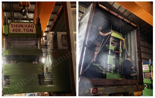 Shunhao Shipment News: 20+ Years Melamine Machine Maker Delivers Tested Hydraulic Molding Equipment