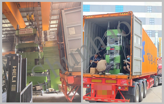 Mesin Cetak Peralatan Melamin Shunhao 200 Ton 300 Ton Pengiriman Lancar