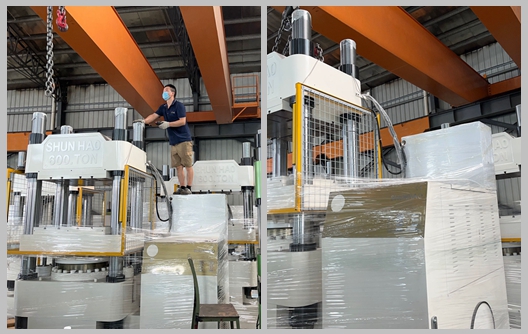 New Shipment: Custom 600T Hydraulic Molding Machines for Melamine Production