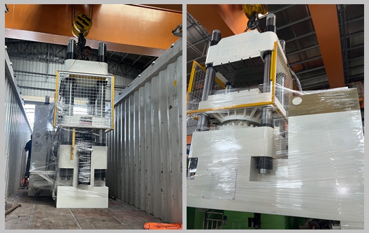 Pengiriman Mesin Cetak Melamin Shunhao 600 Ton