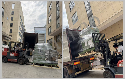 Preheating Machine and Melamine Tableware Edge Polishing Machine Shipment